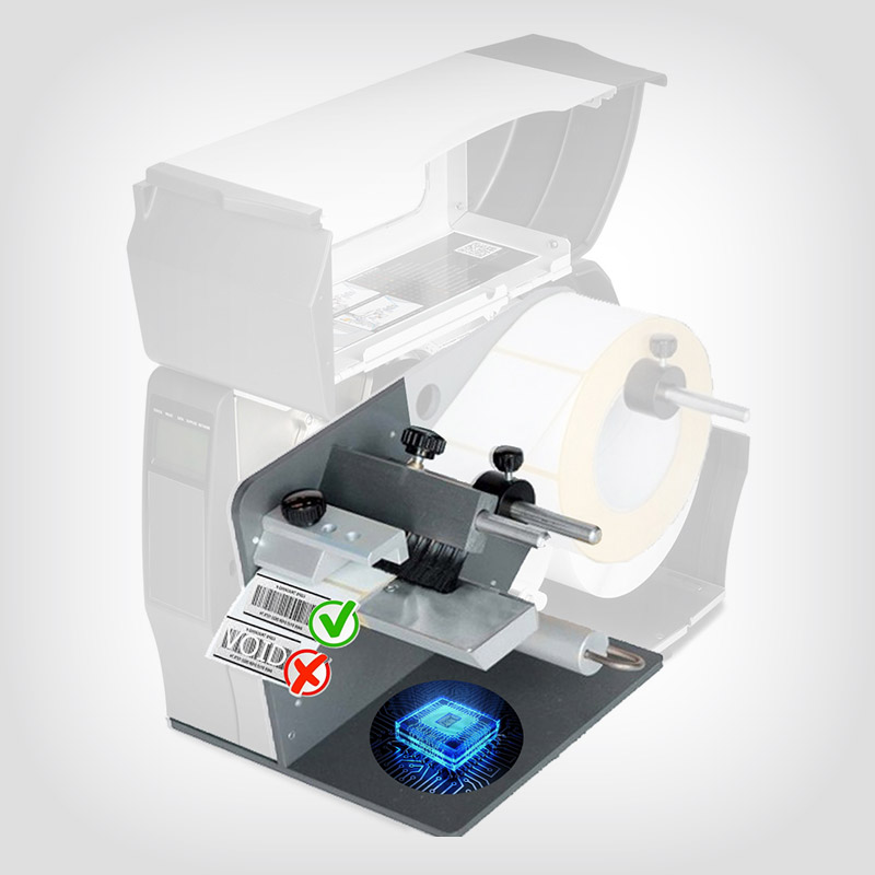 Barcode, Datamatrix and RFiD counter printers